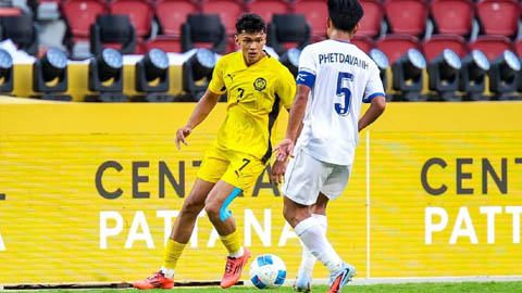 U22 Malaysia tiếp tục gặp tổn thất lớn ở trận đấu với U22 Việt Nam